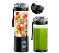 GVODE Frullatore Portatile Mini, 700ml Smoothie Maker con 360W Potenza, 6000mAh Batteria USB-C Ricaricabile, IPX8 Impermeabile per Protein Shakes & Ghiaccio