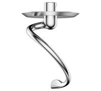 GVODE Gancio impastatore a spirale in acciaio inossidabile per KitchenAid | adatto ai robot da cucina planetari per KitchenAid da 4,3 L e 4,7 L/4,8 L, lavabile in lavastoviglie