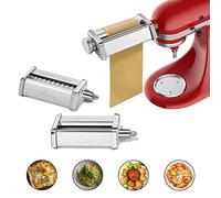 GVODE Set da 3 accessori per pasta in acciaio inossidabile per KitchenAid
