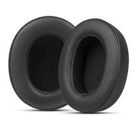 Gvoears Cuscinetti auricolari di ricambio per Skullcandy Crusher Wireless, Crusher ANC/EVO, Hesh ANC/EVO, Hesh 3 cuffie wireless, adatti anche per Skullcandy Venue Wireless ANC, tessuto in pelle