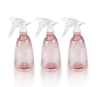 Gvolatee 3 Pezzi Spruzzino Nebulizzatore 500 ml, Riempibile Spray Bottle, Trasparente Plastica Grilletto Spruzzatore, Vaporizzatore Acqua, Spruzzini Vuoti per Piante, Giardino, Capelli, Pulizia