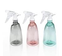 Gvolatee 3 Pezzi Spruzzino Nebulizzatore 500 ml, Riempibile Spray Bottle, Trasparente Plastica Grilletto Spruzzatore, Vaporizzatore Acqua, Spruzzini Vuoti per Piante, Giardino, Capelli, Pulizia