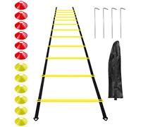 Gvolatee Accessori per l'allenamento di Calcio Scala di coordinazione Scala di A
