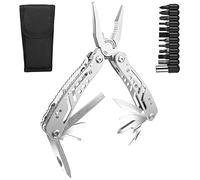 Gvolatee Pinza Multiuso 11 in 1, Pieghevole Multitool in Acciaio Inossidabile con Cacciavite Punte, Coltello Tascabile, Multifunzione