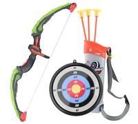 Gvolatee Set Arco e Frecce per Bambini, Arco Giocattolo con Luci LED, Tiro con l'Arco Bambini, Bow and Arrow for Kids, con 3 Frecce a Ventosa, 1 Faretra e 1 Bersaglio, per Interni ed Esterni