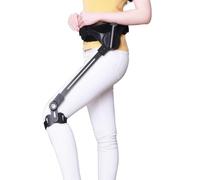 Gvqng Ausilio per La Deambulazione degli Arti Inferiori, Ergonomico, Leggerissimo E Regolabile A Tre velocità Ausilio per La Mobilità in Piedi, Gambe con Esoscheletro Bionico,Left,M