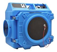 Gvqng Depuratore d'Aria con Filtrazione A 3 Stadi, Macchina per Aria da 550 M³/H per Uso Industriale E Commerciale, Purificatore per Apparecchiature di Ripristino,Blu