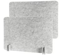 Gvqng Divisori per Scrivania, Paravento in Feltro Autoportante, Paravento Anti-Starnuti E Pannello per La Privacy, Facile da Installare E Pulire, Riduce Il Rumore,2pcs,30 * 60 * 1.2CM