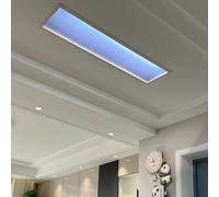 Gvqng Lampada da Soffitto Smart Blue Sky Light, Luce per Cielo Sereno, Lampada Solare, Luce Naturale per Luce Solare, Ecosistema Intelligente, Simula Un'Irradiazione Solare,Embedded,60 * 60cm1pcs