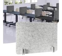 Gvqng Pannello Acustico per La Privacy da Scrivania, Divisori per Scrivania per Studenti con Piedini di Supporto, Riduzione delle Distrazioni Visive, per Ufficio E Casa,1pcs,30 * 100 * 0.9CM