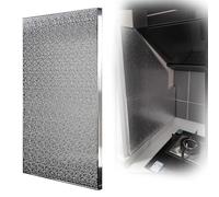 Gvqng Pannello di Protezione Termica in Alluminio, Protezione Termica per Forno, per Mobili, Frigoriferi, Fornelli, Forni A Microonde, Protezione Antiolio,Adhesive Type,60 * 60 * 2cm