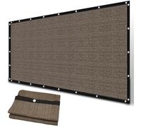 Gvqng Schermatura per La Privacy del Balcone, Schermi Protettivi per La Privacy del Patio, Copertura per Recinzione per Veranda in Hdpe con Protezione UV al 90%, Rete Protettiva,Marrone,3 * 10m