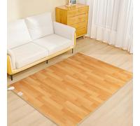 Gvqng Tappetino Riscaldante Elettrico al Grafene, Tappetino Riscaldante per Pavimenti da Interno, Scaldapiedi con Timer, Riscaldamento Rapido, Temperatura Temporizzata,01,200 * 600cm