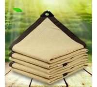 Gvqng Vela Ombreggiante Rettangolare Beige, Tenda Da Sole In Tessuto Per Esterni, Per Patio, Protezione Uv Upf50+ 95%, Resistente, Permeabile All'Acqua E All'Aria,Beige,10 * 12m