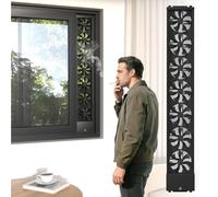 Gvqng Ventilatore Verticale per Finestre Scorrevoli, Aspiratore da Finestra, Estensibile, Autoportante con velocità Variabile, Ideale per Camere da Letto, Ambienti con Fumo,109~119cm/42.9~46.9in