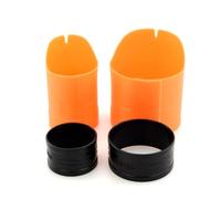 Gvrxec Set di sacchetti in PVA per la pesca alla carpa, grandi e piccoli | Grande e piccolo ausilio di riempimento per sacchetti in PVA da 5,5/6,0 e 7,0/8,0 cm; facilita il riempimento pulito con