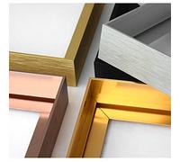 GVS-ART Cornice galleggiante in metallo fai da te per pittura artistica su tela da 40,6 x 50,8 cm, profondità 3,8 cm, cornice galleggiante, kit cornice mentale, tagliata a pezzi, non include tela o