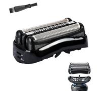 GVSS 1 pezzo 21B testa di rasoio per Braun Serie 3 301S, testa di rasoio per Braun Serie 3 3030s,compatibile con rasoi serie 3 300S,310S,3020S,3040S,3080S,3050CC,3090CC,Nero