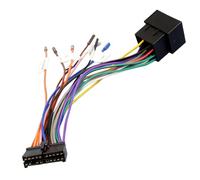 GVSS Adattatore per cavo 20 pin a ISO 21 cm, cablaggio Autoradio con linee di controllo posteriore e volante, per sistemi audio e controlli multimediali