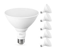 GvvooHome PAR38, lampadine LED per esterni, equivalente a 100 W, luce bianca diurna 5000 K, dimmerabile, impermeabile, per veranda, cortile, garage, base E26, 1050 lm, 13 W, 15000 ore, confezione da 6