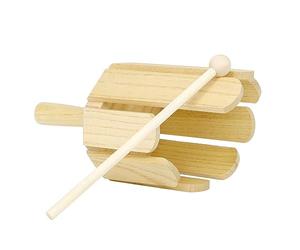 Gvvsjgdbis 1 Set Di Strumenti Musicali A Toni in Legno con Barile A Toni