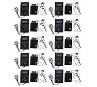 Gvvsjgdbis 10X Mini Equalizzatore Equalizzatore a 5 Bande, Preamplificatore per Chitarra Acustica con Sintonizzatore LCD e Controllo Volume LC-5