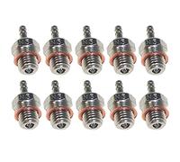 Gvvsjgdbis 10X N3 Hot Glow Plug Spark per 70117 1/10 1/8 RC Camion Nitro Parti del Motore