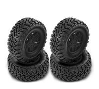 Gvvsjgdbis 110mm RCCar Pneumatici In Gomma Cerchio Set per 1/10 Short Course Truck ARRMA SENTON- 550/9125 Slash Redcat/,B