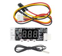 Gvvsjgdbis 12 V PWM, 4 ventilatori, controllo della temperatura, modulo di riduzione del rumore, supporta il controllo della velocità della ventola, durevole
