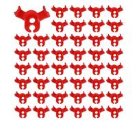 Gvvsjgdbis 150 clip per piante, strumento di piegatura per piante rampicanti a bassa pressione, supporto per stelo a 90 gradi, rosso