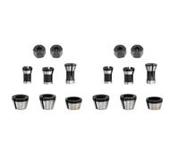 Gvvsjgdbis 16 Pezzi Set di Pinze Router Adattatore di Testa di Mandrino per Trapani Incisione Taglio Taglio Macchina Tagliatrice Elettrico Router Fresa