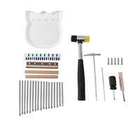 Gvvsjgdbis 17 Kalimba Acrilico Pollice Piano Fai Da Te Strumento Musicale Dito Pianoforte, Regali per Bambini Principianti (Stile 1)