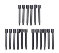 Gvvsjgdbis 18 pezzi in chitarra elettrica tremolo ponte morsetto di blocco vite / stringa vite passante nero