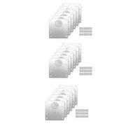 Gvvsjgdbis 18 Pezzi Kit di Piastra di Riparazione Cerniera con Supporti di Riparazione Cerniera Porta Dissimulati in Acciaio