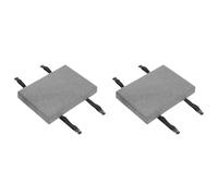 Gvvsjgdbis 2 cuscini per studenti, per sedia, quadrati, spessi, imbottiti, 34 x 24 x 8 cm