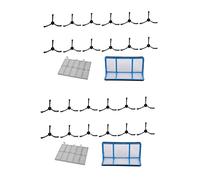 Gvvsjgdbis 2 filtri antipolvere primari con laterale, efficiente, filtro Hepa per robot aspirapolvere V5 V5S V3 V3S V5Pro V50 Pro
