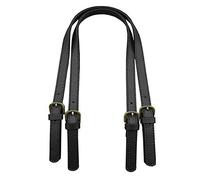 Gvvsjgdbis 2 Pezzi Borsa a Ganci Fai Da Te, Accessori, Cinghia Borsa a Doppia Fibbia, Tracolla Messenger a Tracolla Singola Aggraffata Nero