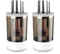 Gvvsjgdbis 2 Pezzi Detergente Automatico per Pennelli Cosmetici, Strumenti di Pennelli di Trucco per Tutte le Dimensioni Set di Pennelli di Trucco di Bellezza