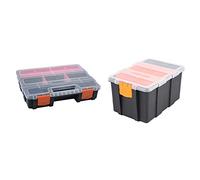 Gvvsjgdbis 2 Pezzi Portatile Plastica Strumento Parti Box Componente Elettronico Scatola Materiale Box F-290 & F-156D