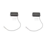 Gvvsjgdbis 2 x Chitarra Elettrica Humbucker Pick-Up Collo Alnico V Pick-Up Nero