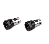 Gvvsjgdbis 2 x ER16 Mandrino Mandrino Motore Albero Prolunga Holder 8MM CNC fresatura