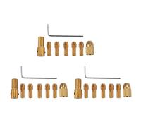 Gvvsjgdbis 24 pezzi 0,5-3 mm piccolo trapano elettrico punta pinza mini mandrino Twist Tool Kit