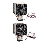 Gvvsjgdbis 2X 12V 6A Termoelettrico Peltier Semiconduttore Raffreddamento di Raffreddamento Kit di Raffreddamento Ventola di Raffreddamento per