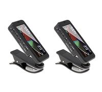 Gvvsjgdbis 2X Chitarra Accordatore Grande Schermo LCD Metronomo Generatore con Clip per Chitarra Cromatica Basso Ukulele Violino