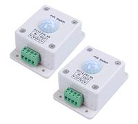 Gvvsjgdbis 2X Illuminazione a LED Interruttore del Sensore Attivato dal Movimento Controllo della Luce Passiva 12 V DC