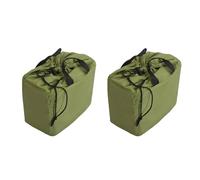 Gvvsjgdbis 2X Impermeabile Inserire la Borsa 'Obiettivo Imbottito per la Macchina Fotografica di Partizione per la Fotocamera Reflex Digitale, verde, 25 x 14 x 20cm