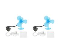 Gvvsjgdbis 2X Mini Generatore di Energia Eolica Portatile USB 5 W, Motore, Alternatore, Caricabatterie Telefono di Emergenza per Regalo Esterno