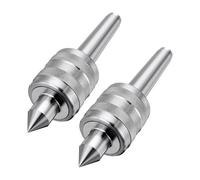 Gvvsjgdbis 2X MT2 0.001 Tornio Live Center Taper Tool Live Revolving Centro di Fresatura Cono Accessori Macchina
