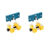 Gvvsjgdbis 2X Orologio Reglable Opener Back Case Premere Più Closer Remover Riparazione Strumento di Orologo e Orologio Caso Indietro Opener Riparazione Remover Holder Strumento, Blu e giallo.