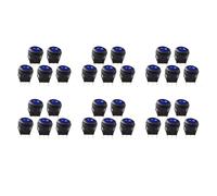 Gvvsjgdbis 30 pezzi 12 V 20 A Impermeabile Rotondo On/Off Interruttore A Dondolo Auto Barca SPST